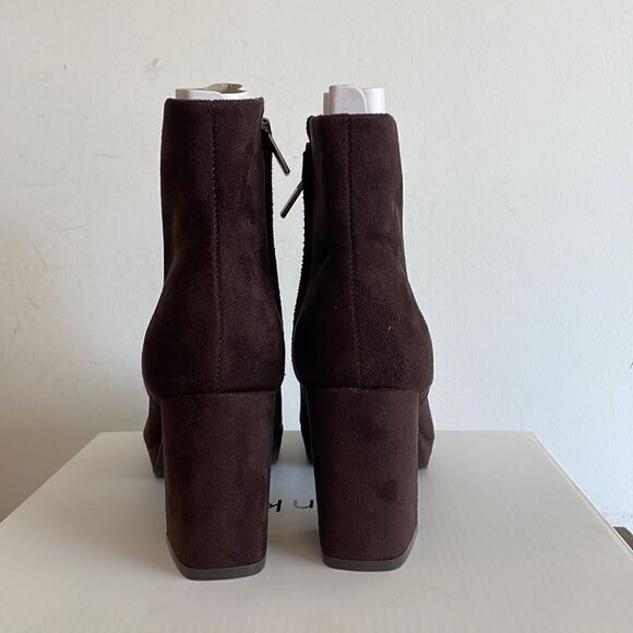 Calvin Klein Uda Booties Dark Brown Women size 9(MSRP$199) - Picture 9 of 13